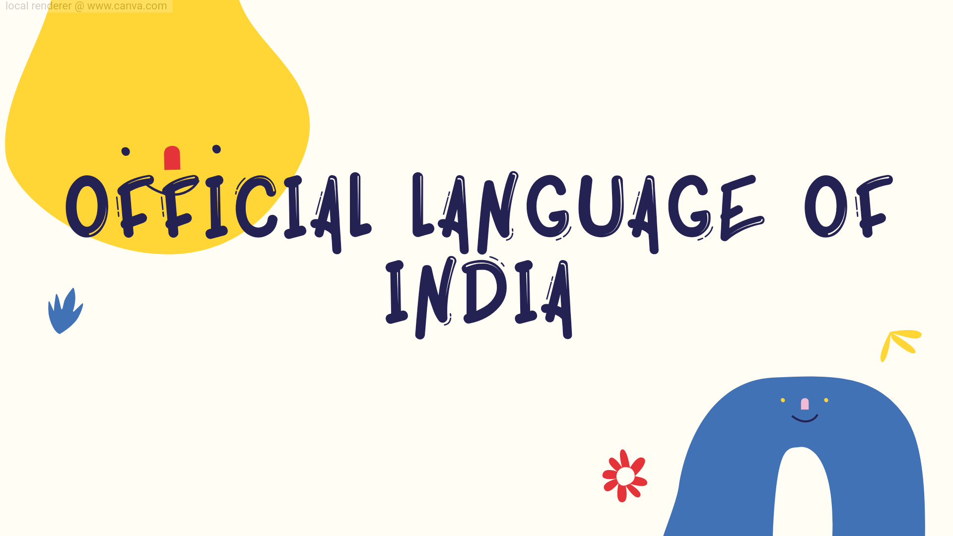 Official Language Of India 